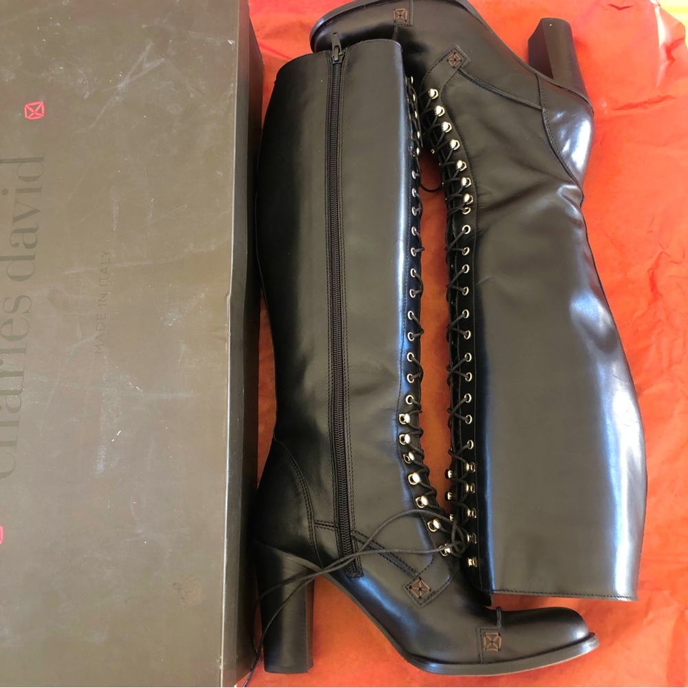 Charles David “Griot” Lace Up Boots
